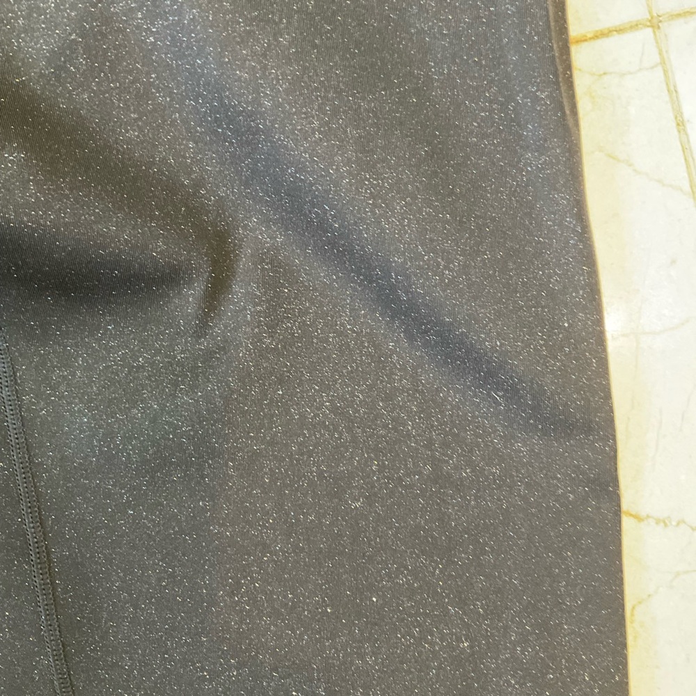 Wear it to Heart Leggings, NWOT, Black with Metallic Flecks, Women’s Sz XL - Picture 5 of 9